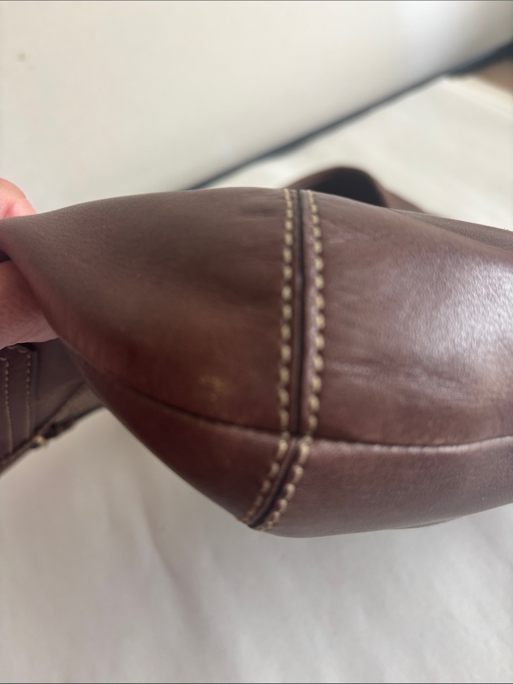 Coach Ergo Brown Leather Shoulder Bag - Picture 4 of 16